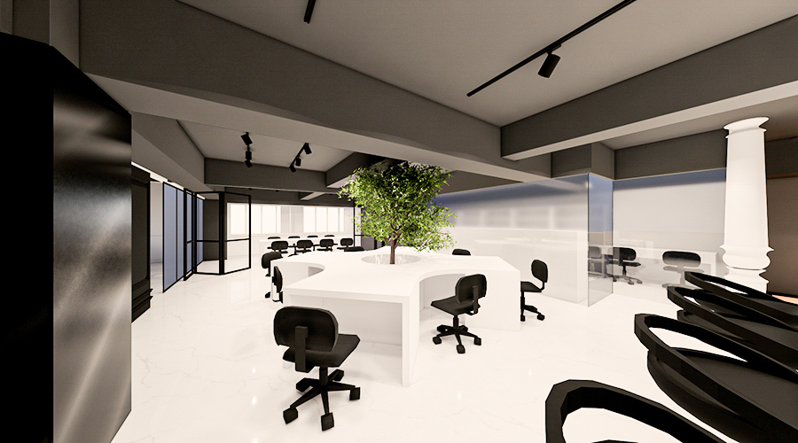 焦點空間設計｜momoco office｜商業空間